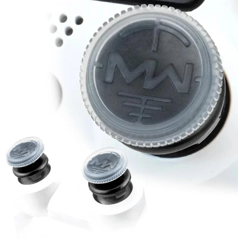 2-Pack Thumb Stick Grips with High/Low Caps for PS4/PS5/Xbox Controller Hand Grip Extenders