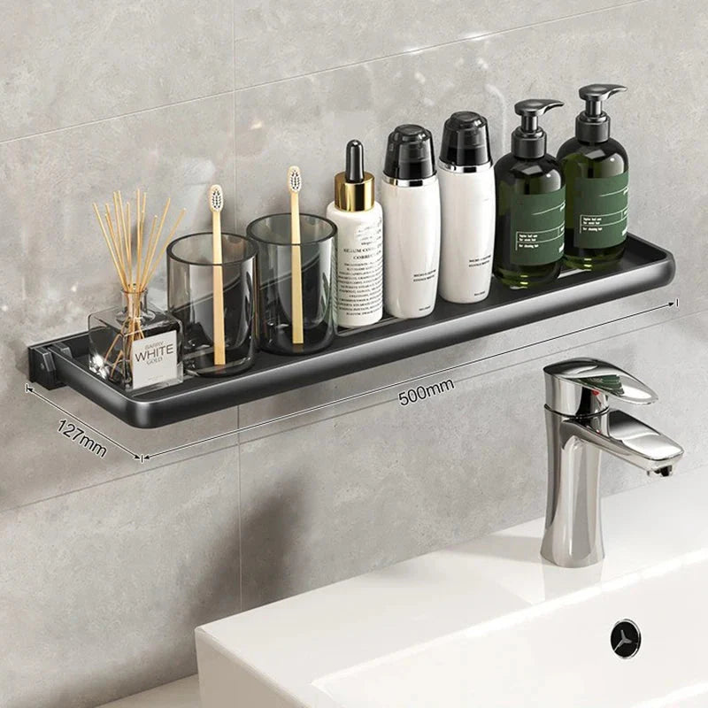 RV Foldable Shelf No Punch Drop-down Aluminum Foldable Shelves Are Used For Wall Storage In RVs And Campers Car Accessories