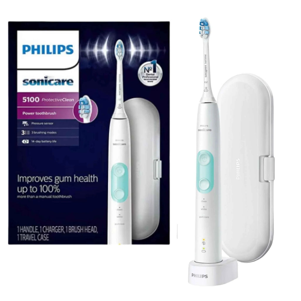 Philips Sonicare ProtectiveClean 5100 Rechargeable 3 Mode Electric Toothbrush w/ Pressure Sensor