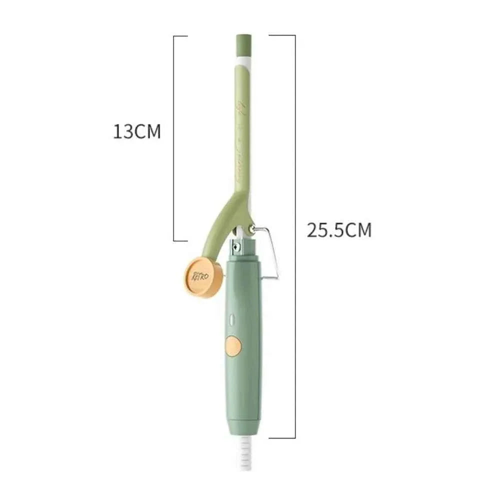 Professional 9mm Wool Hair Curling Iron Short Hair Electric Curler Wand Ultra-fine Ceramic Teddy Curling Iron Salon Styling Tool