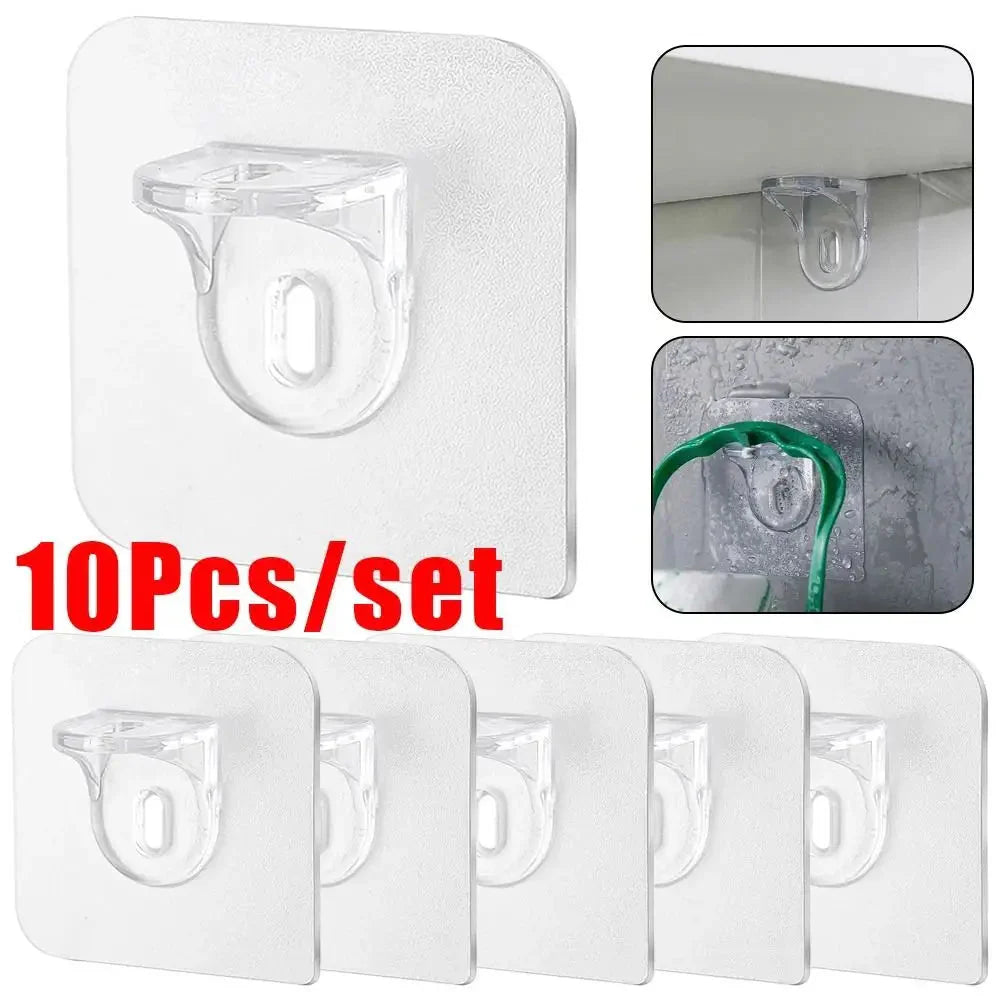 Shelf Support Hooks Punch-Free Closet Cabinet Partition Plate Holder Without Trace Bracket Home Tools For Home Kitchen Bathroom