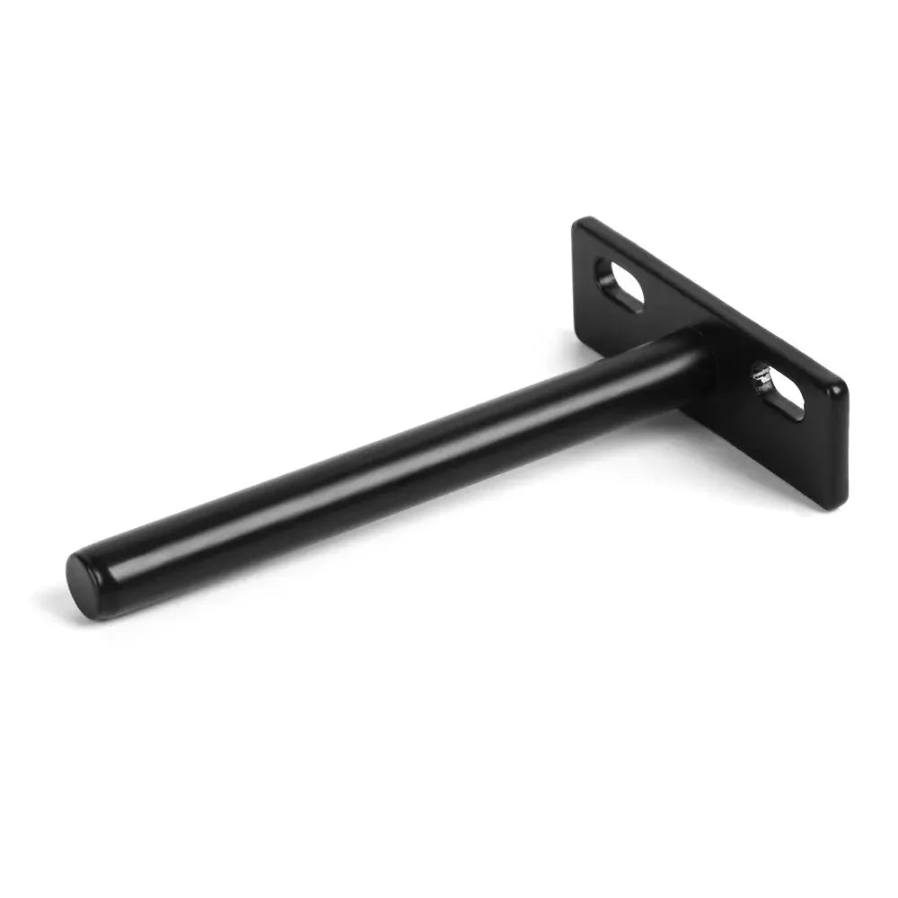 T Shape Metal Shelf Brackets Concealed Brackets Floating Hidden Wall Shelf Supports Screw Mounting Plate High Quality