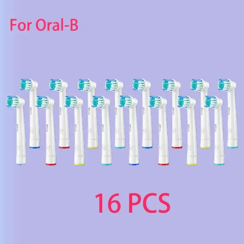 For Oral-B Sonic Electric Toothbrush Fit Advance Power/Pro Health/Triumph/3D Excel/Vitality 4/8/16pcs Replacement Brush Heads