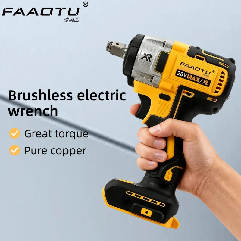 FAAOTU DCF880 2 Cordless Impact Wrench 2300RPM Compact Electric Wrench Recharge Power Tools For Dewalt 20V Battery(no battery)