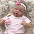 1pc 19 inch /49 cm reborn doll, soft glue entity baby, hand-painted details visible veins, collection art doll