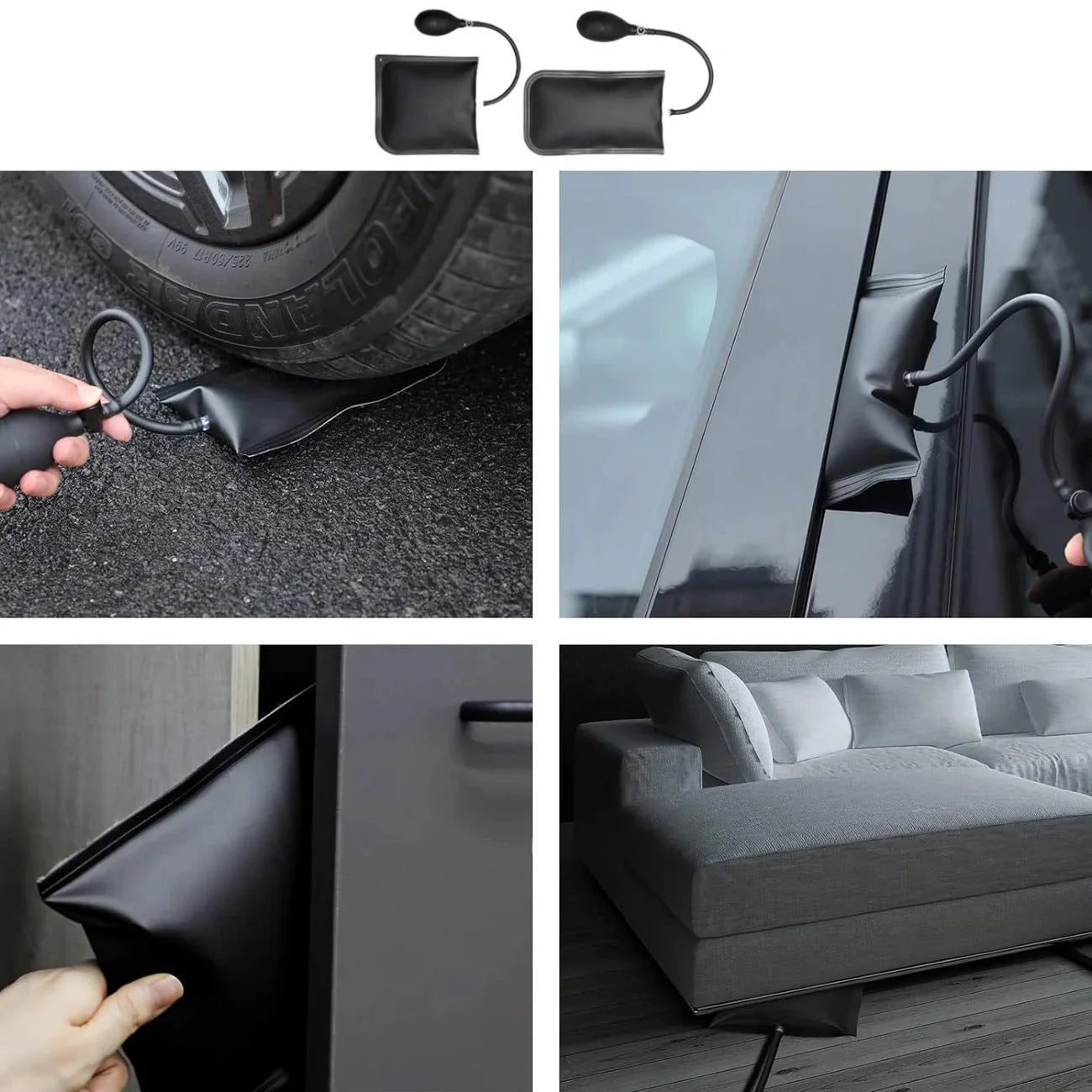 Car Window Door Emergency Open Key Lost Lock Out Unlock Auto Tools Kit Air Wedge Bag Pump Open Unlock Kit for Car Truck