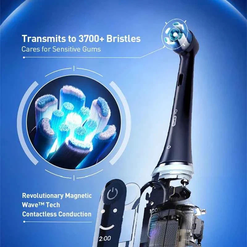 Oral B Io Series 7 Smart Electric Toothbrush with Pressure Sensor 2 Minutes Timer Smart Clean Teeth Adult Teeth Brush