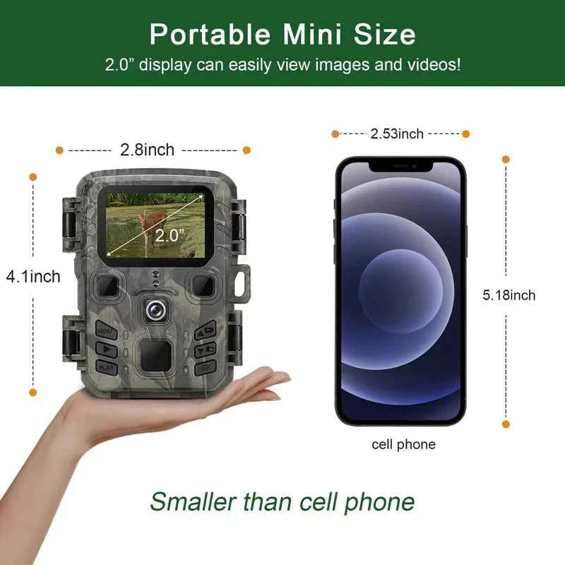 Hunting Trail Camera 24MP 1080P Outdoor Wildlife Cameras Surveillance Night Vision Photo Traps