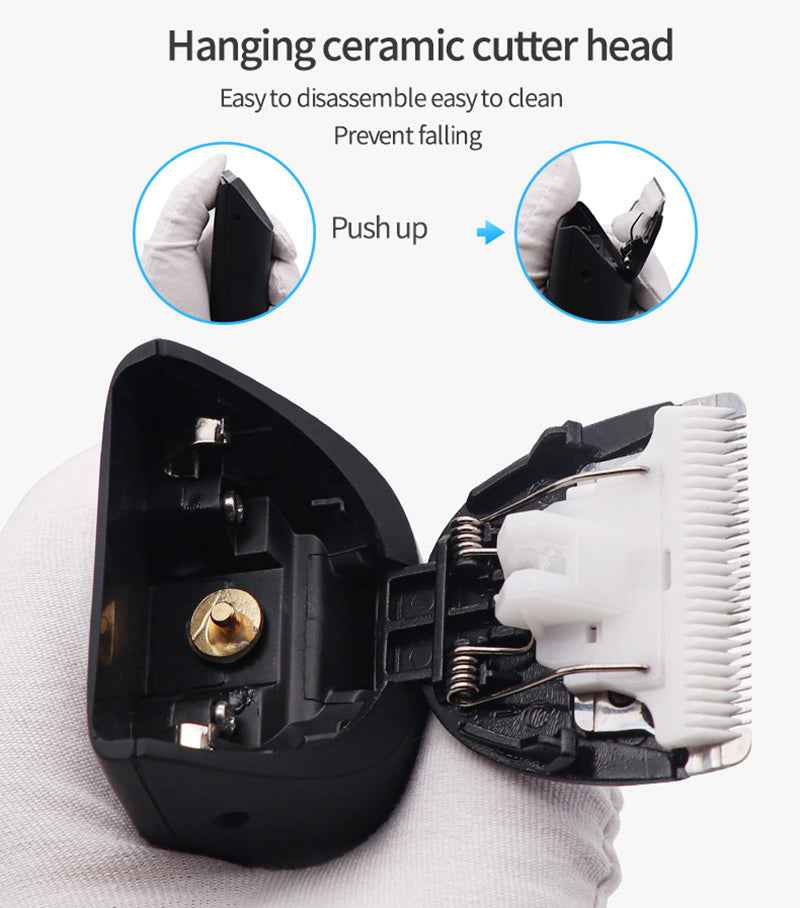 Professional Hair Clippers For Men Quiet Cordless Electric Groin & Pubic Body Hair Trimmer Wet/Dry Groomer Clippers Shaver Razor