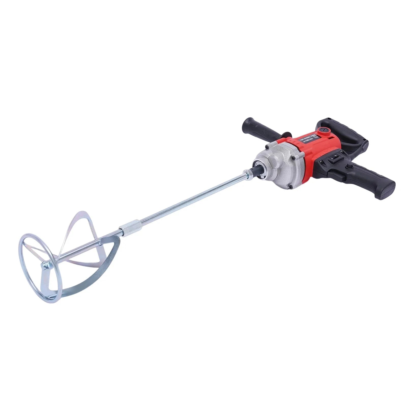 Drill Mixer Set with Spade Handle Electric Corded Mixing Drill Machine 2400W Motor Concrete Mud Mixer