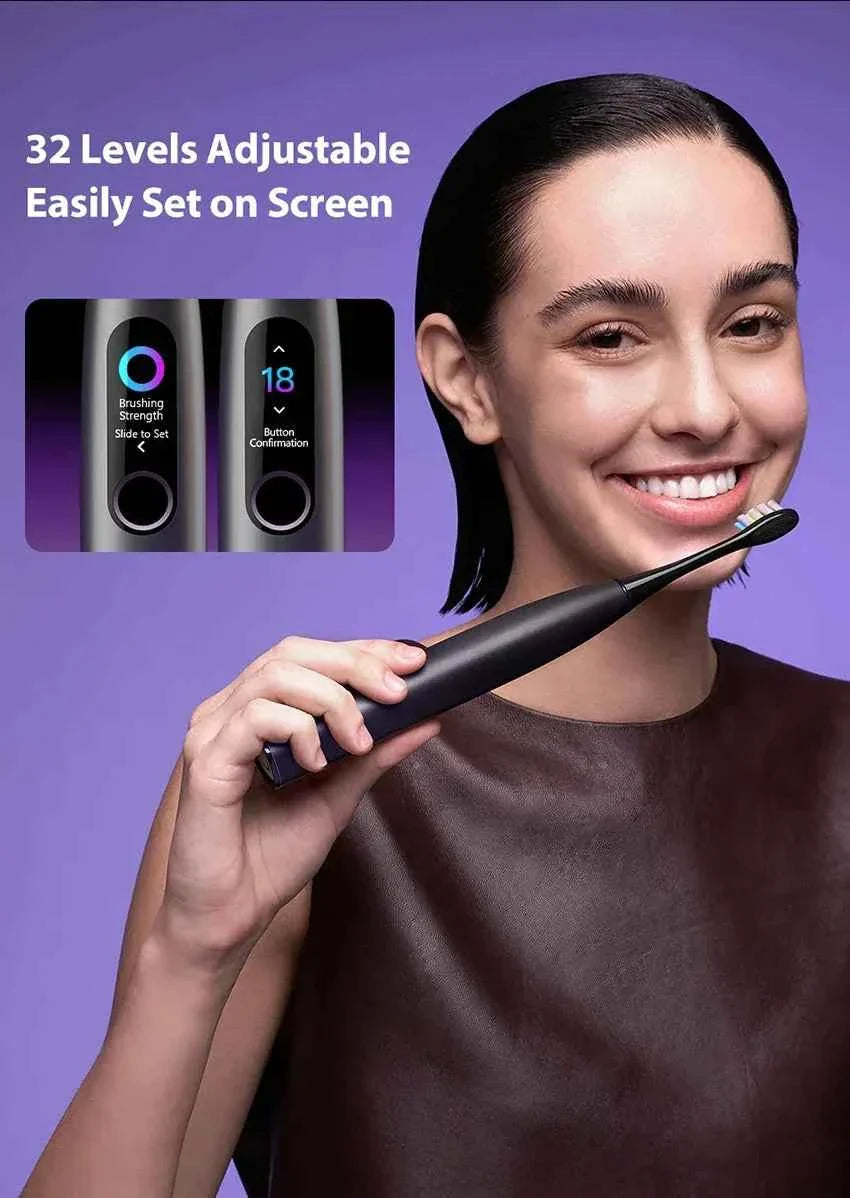 Oclean X Pro Sonic Electric Toothbrush Whitening Teeth Vibrator Wireless Charge 40 Days Works Smart APP Ultrasonic Check QH2
