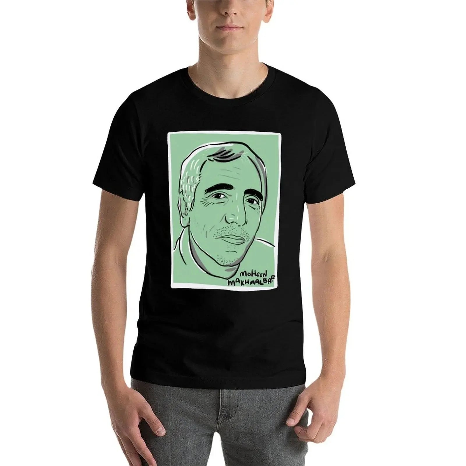 man t shirts 100% T-Shirt Makhmalbaf shirts casual t man t shirt man funny Mohsen cotton