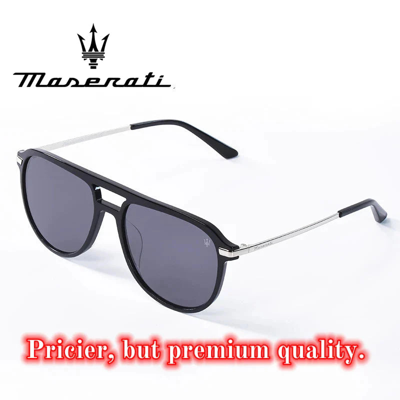 MASERATI Sunglasses New Fashion goggles Stylish Unframed Metal rimmed Shades for Men Women Cool Pose Trendy Design 10785