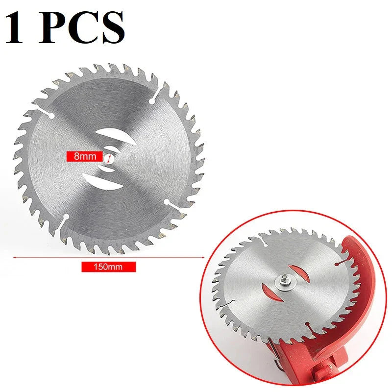 150 mm 40 Teeth Metal Grass Trimmer Heads Blade Replacement Weed Eater Saw Blade Lawn Mower Fit Accessory for Garden Power Tool