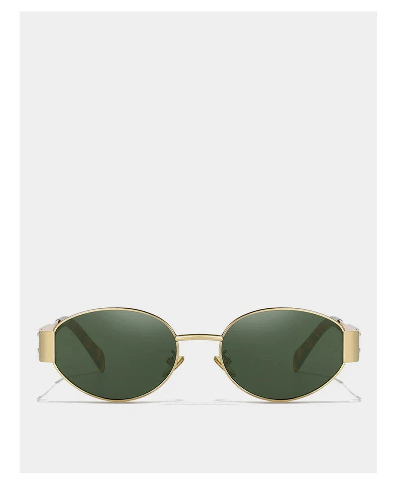 New Sunglasses For Women And Men Sun Glasses Alloy Oval Eyewear
