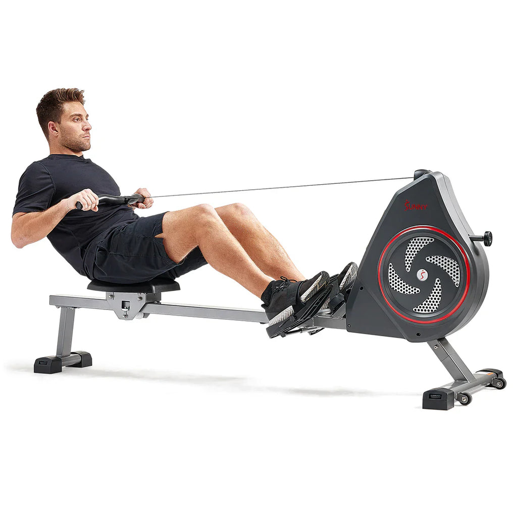 Air and Magnetic Resistance Exercise Rowing Machine by Sunny Health & Fitness