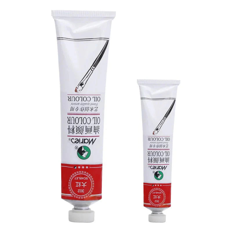 Maries Oil Paint 50ML Oil Painting Art Creation Pigment Large Oil Paint Paint Single Commonly Used 24 Colors
