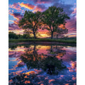 DIY Paint by Numbers Kit for Adults - Natural Scenery & Botanical Canvas Art