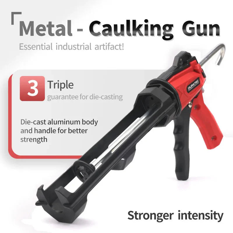 1350N Rotatable Caulking Gun Manual Glue Sealant Gun Finishing Tools Glass Corner Seam Filling Concrete Tile Joint Hand Tools
