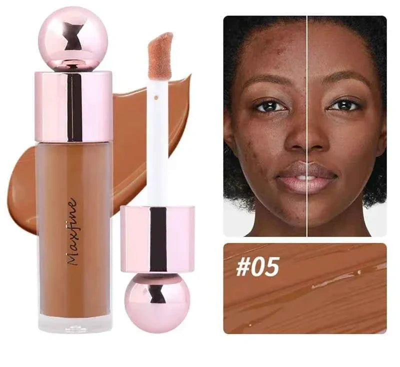 Smooth Liquid Foundation Cream Moisturizing Waterproof Concealer Modify Skin Tone Cover Acne Spots Full Coverage Face Make Up