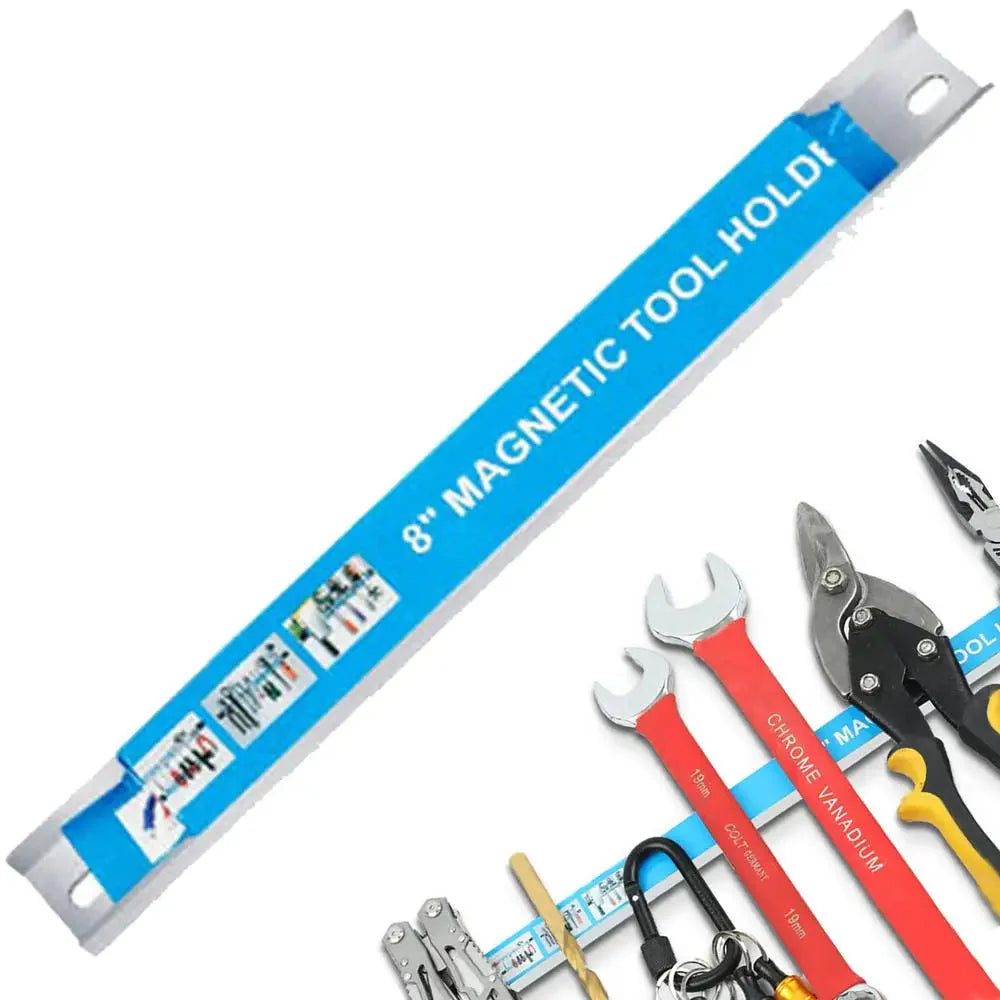 Magnetic Tool Holder Heavy Duty Tool Bar Space Saving Metal Organizer Rack Tool For Workshop Garage Home 8,12,18,20inch