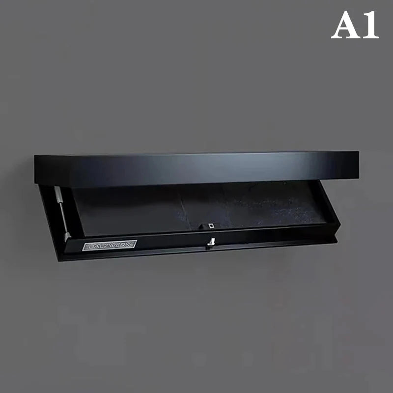 Solid Color Designer Shelf With Secret Compartment Concealed Floating Shelf Wall-Mounted Storage Solution Hidden Furniture