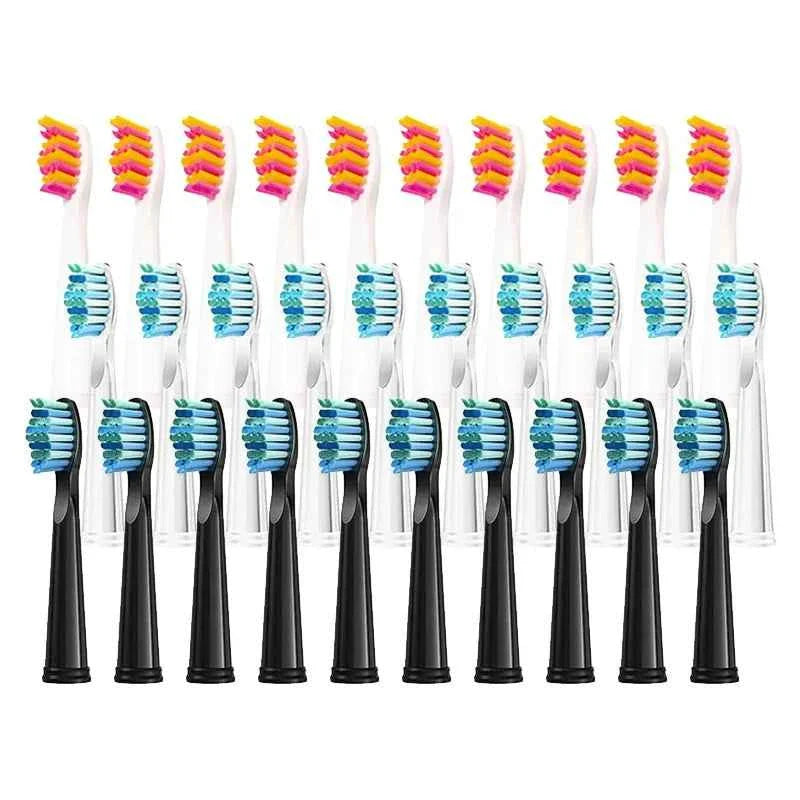 Premium Replacement Brush Heads - Compatible with Fairywill/Seago FW-507/508/515/551/917/959 - Dupont Bristles 5-10Pcs