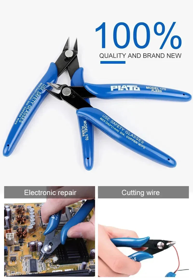 1/5/10/20pcs PLATO 170 Wishful Clamp DIY Electronic Diagonal Pliers Side Cutting Nippers Wire Cutter 3D Printer Parts