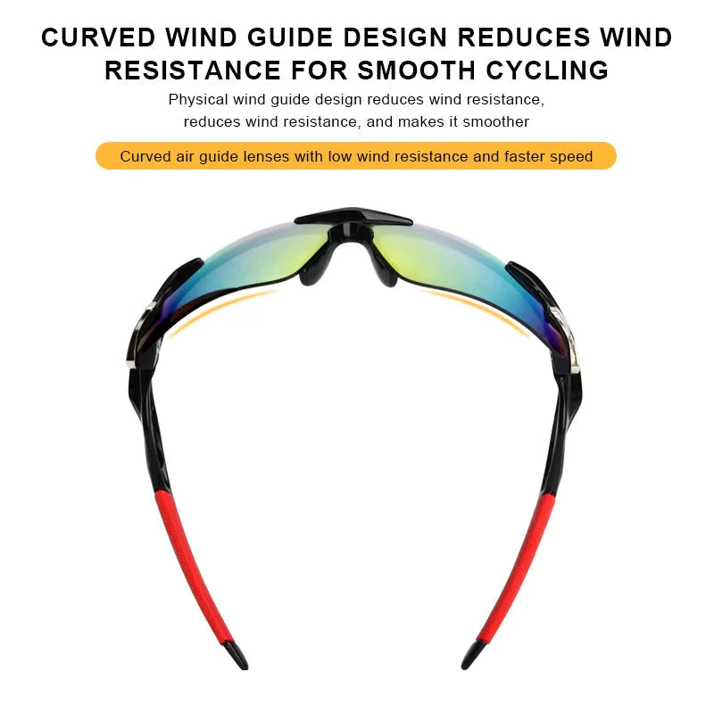 RIDERACE Sports Men Sunglasses Road Bicycle Glasses Mountain Cycling Riding Protection Goggles Eyewear Mtb Bike Sun Glasses