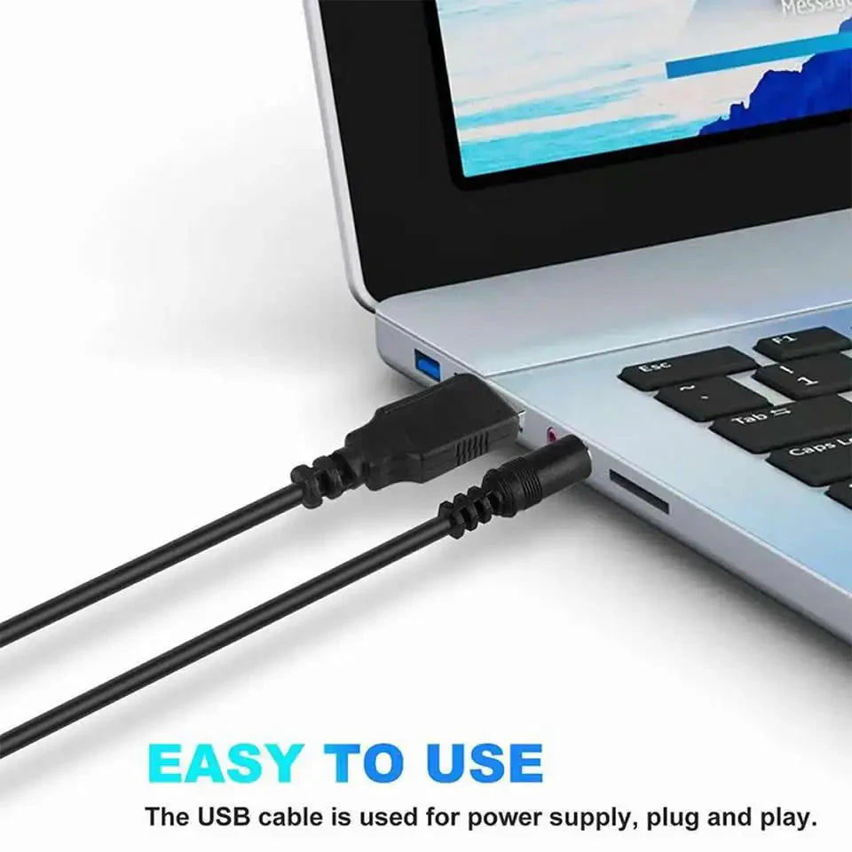 OUTMIX 1 Pair Mini Portable Clipon USB Stereo Speakers line Controller Soundbar for Laptop Mp3 Phone Music Player PC with Clip