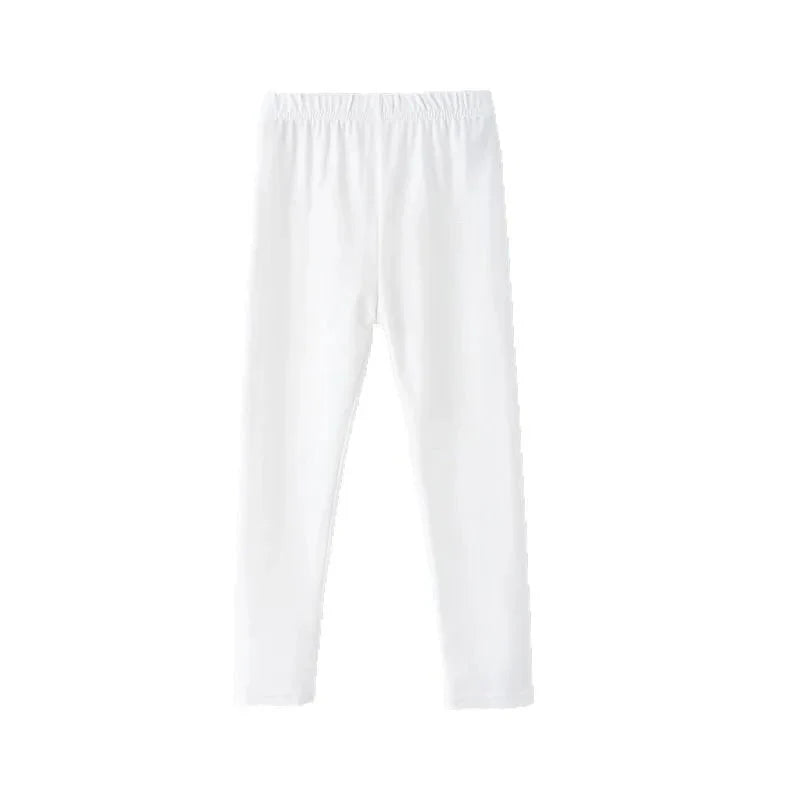 Girls' Leggings For Spring And Summer Suitable For Wearing Outside. They Are Thin-Style, Slim-fitting long Trousers For Childre