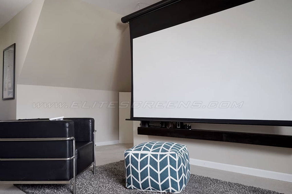 Elite Screens Saker Tab-Tension AcousticPro UHD Series Projector Screen