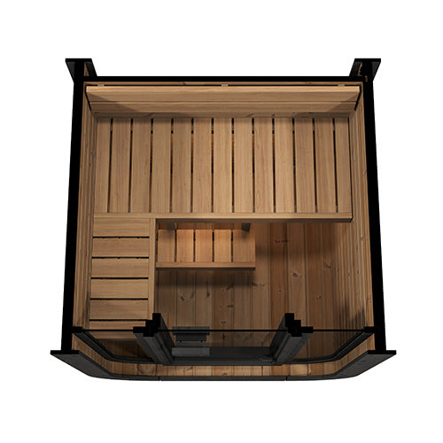 SaunaLife Model CL3G Cube-Series Outdoor Home Sauna Kit