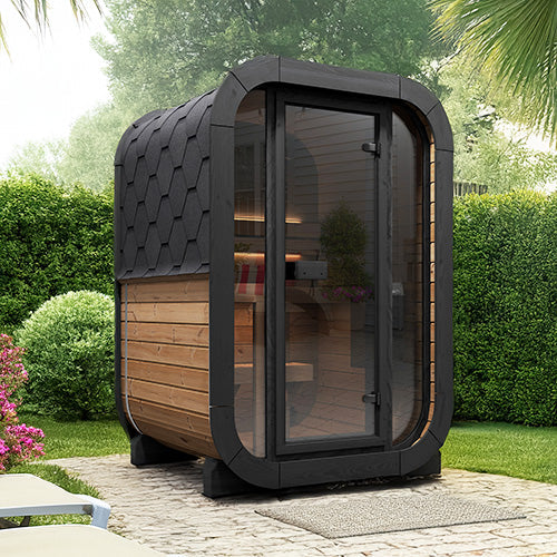 SaunaLife Model CL3G Cube-Series Outdoor Home Sauna Kit