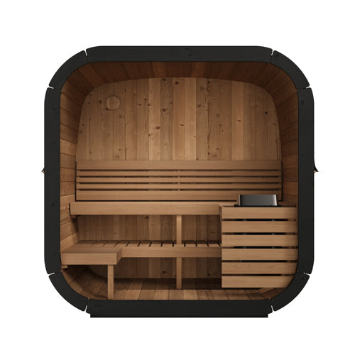 SaunaLife Model CL5G Cube-Series Outdoor Home Sauna Kit