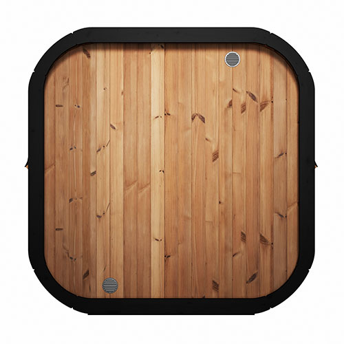 SaunaLife Model CL7G Cube-Series Outdoor Home Sauna Kit