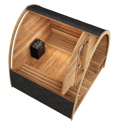 SaunaLife Model G3 Outdoor Home Sauna Kit