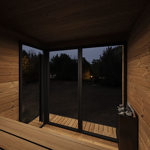 SaunaLife GL6 Outdoor Sauna Kit - Garden Luxury-Series Up to 6 People