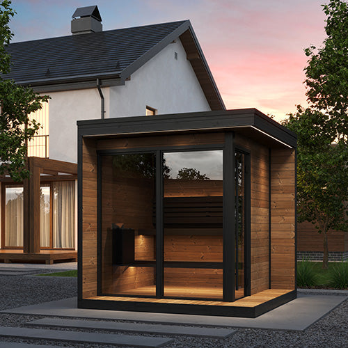 SaunaLife GL6 Outdoor Sauna Kit - Garden Luxury-Series Up to 6 People