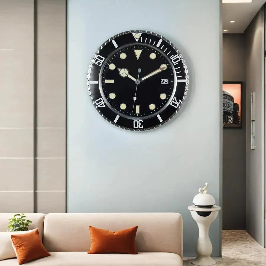 Europäischer Stil Minimalist Design Creative Wall Clock 12"