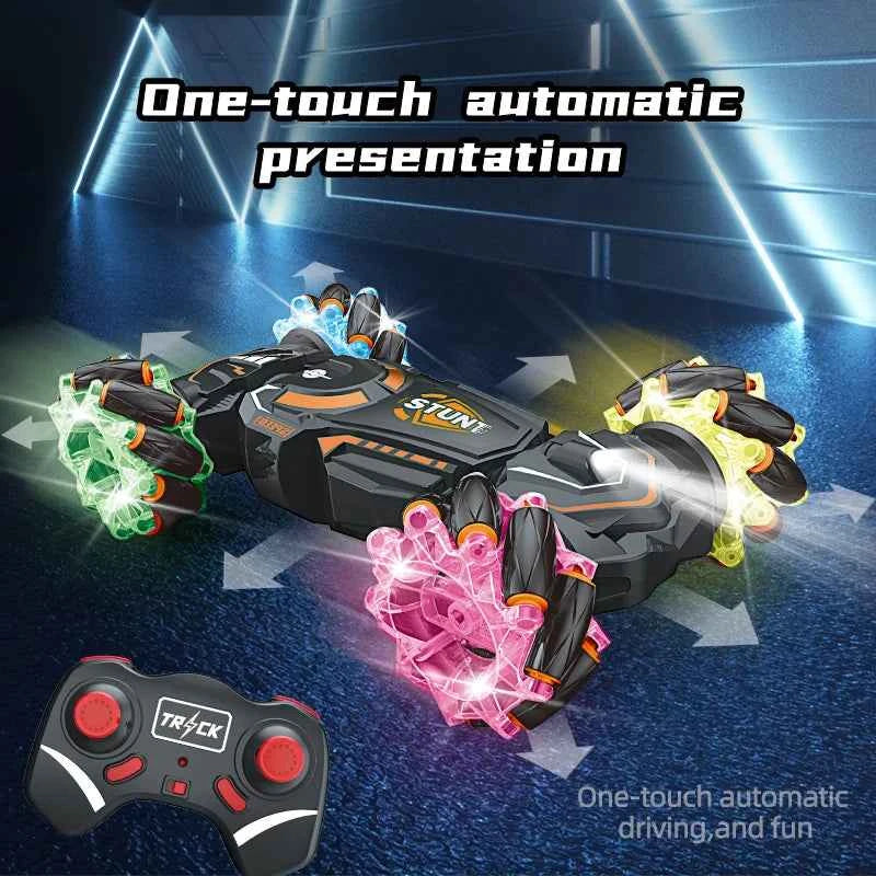 RC Drift Car Toy, Cool and Dynamic Dazzling, Made of Large Glow Wheels