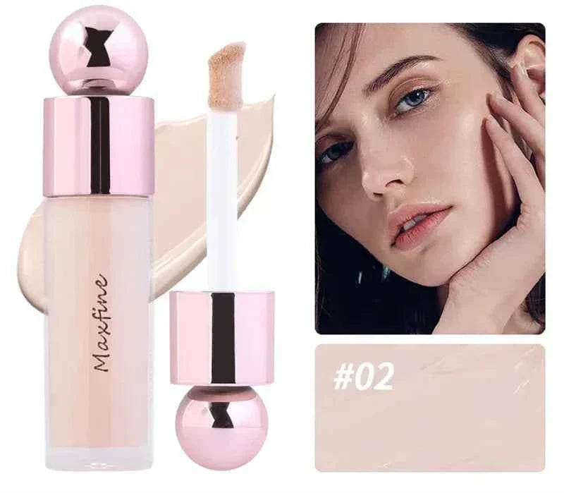 Smooth Liquid Foundation Cream Moisturizing Waterproof Concealer Modify Skin Tone Cover Acne Spots Full Coverage Face Make Up