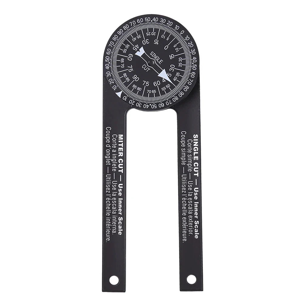 Professional Miter Saw Protractor Angle Finder Precision Miter Angle Finder for Carpenters Plumbers Bevel Protractor Woodworking