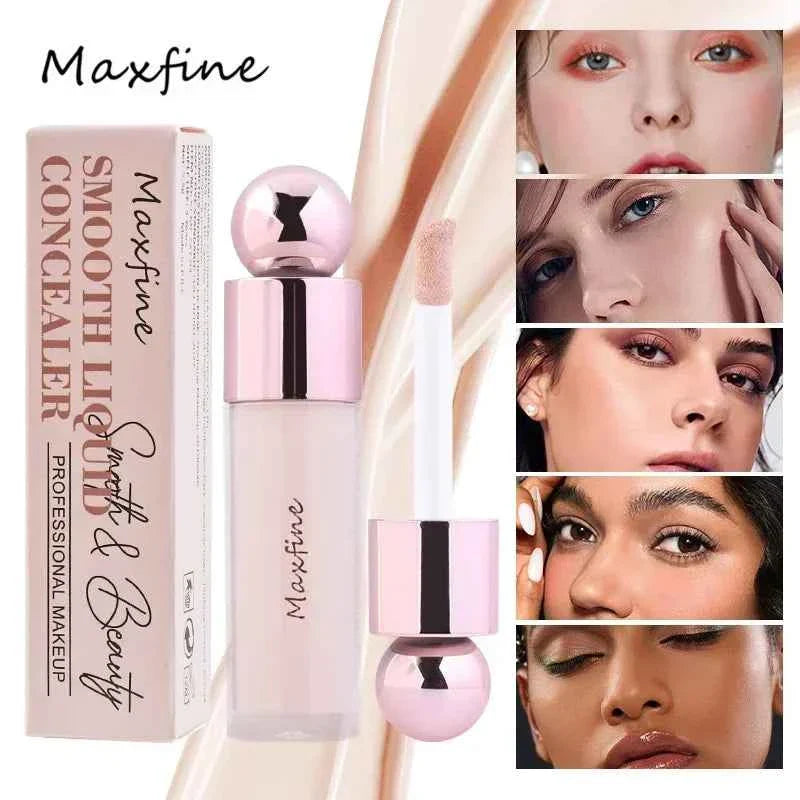 Smooth Liquid Foundation Cream Moisturizing Waterproof Concealer Modify Skin Tone Cover Acne Spots Full Coverage Face Make Up
