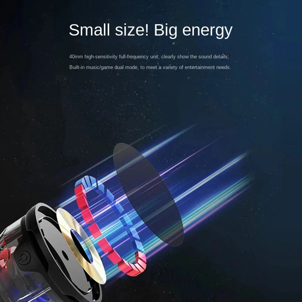 Magnetic Portable Bluetooth Speaker Mini Sound Box HiFi Stereo Soundbar Wireless Loudspeaker with LED Color Light Phone Holder