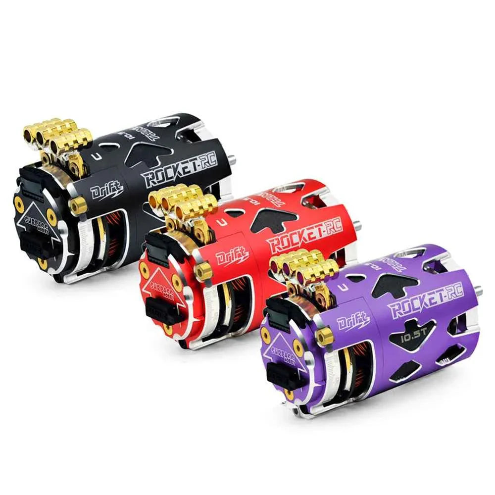 Rocket RC Brushless Motor Thunder 540 Sensored 10.5T 13.5T 3.175 mm Shaft for 1/10 RC Racing Drift Car Parts Surpass Hobby