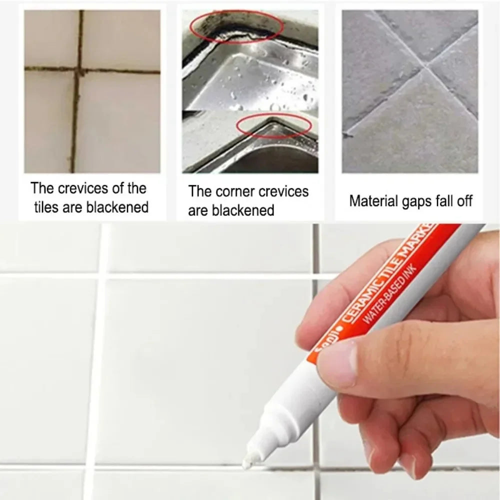 Crafts Painting Grout Art Supplies Wall Pen Waterproof Drawing Bathroom Paint Markers Accessories Pens Decoration Tile Floor By