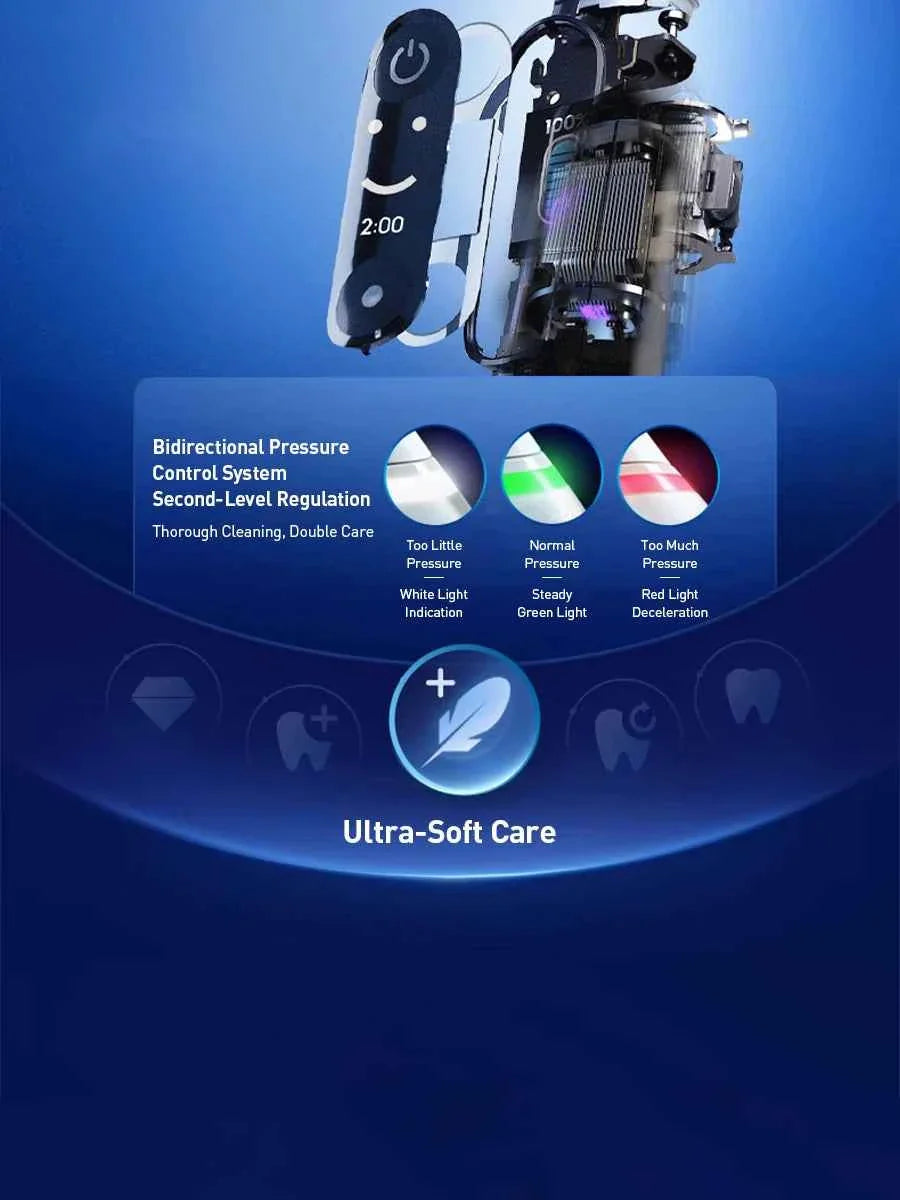 Oral B Io Series 7 Smart Electric Toothbrush with Pressure Sensor 2 Minutes Timer Smart Clean Teeth Adult Teeth Brush