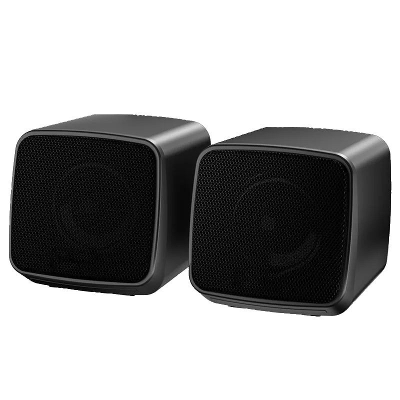 SOREX E-1078 Ultra-Portable USB Multimedia Speakers - 2.0 Channel 6W Stereo Sound for Laptop & PC