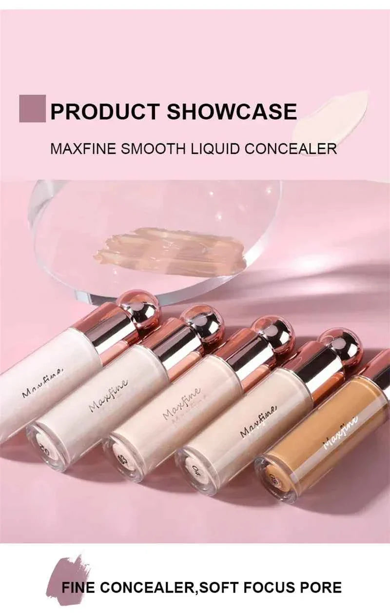 Smooth Liquid Foundation Cream Moisturizing Waterproof Concealer Modify Skin Tone Cover Acne Spots Full Coverage Face Make Up
